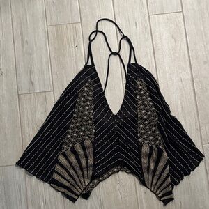 Free People loose tank open back never worn